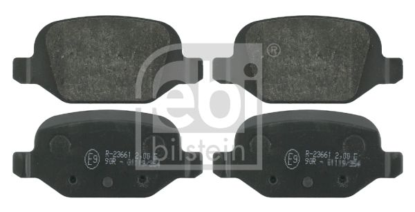 FEBI BILSTEIN Комплект тормозных колодок, дисковый тормоз 16370